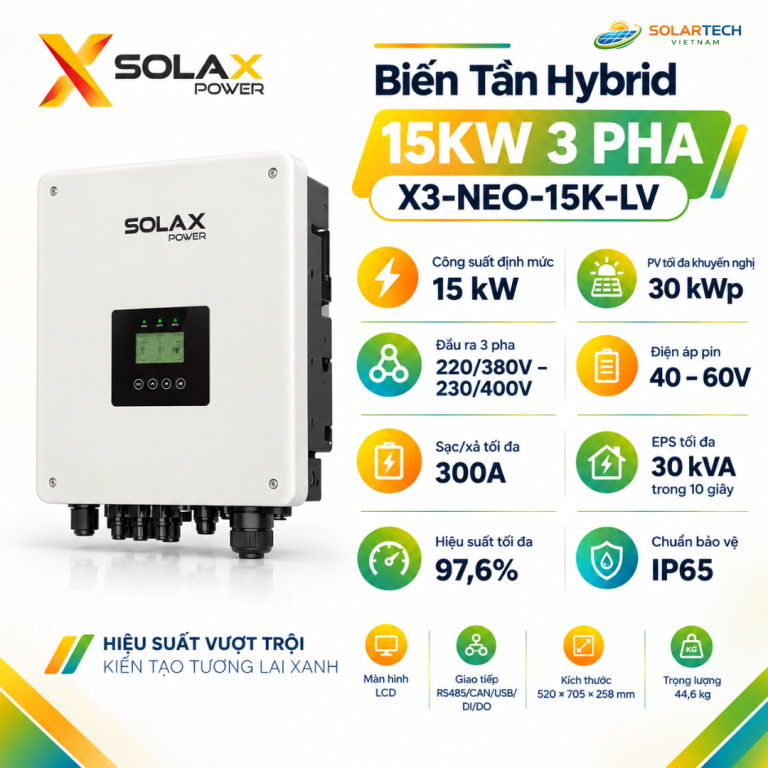 Pin Lưu Trữ Lithium 10kWh