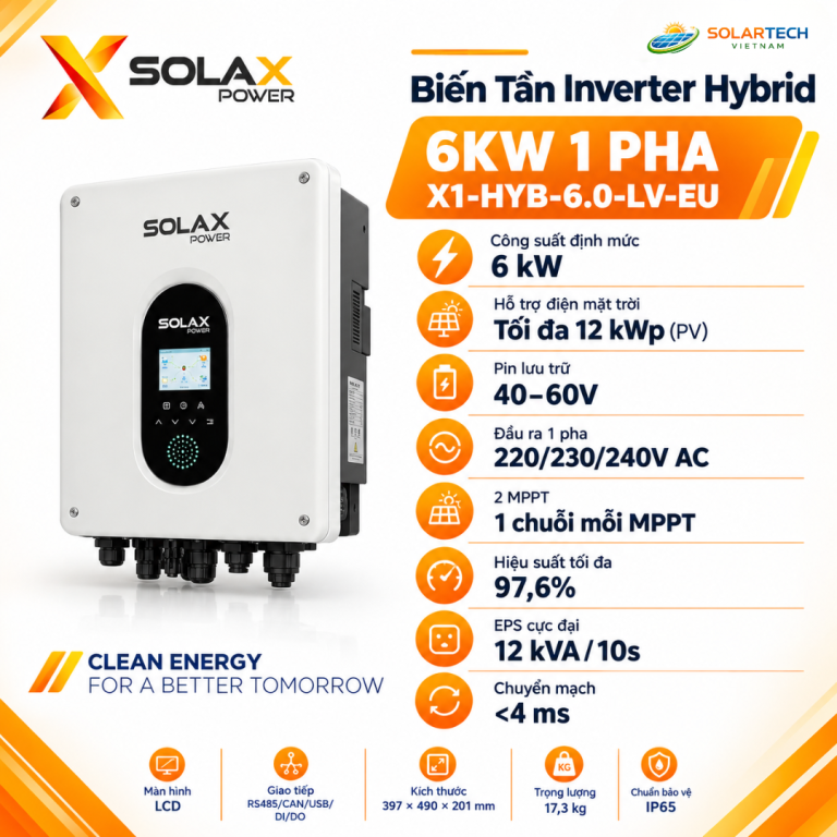 Pin Lưu Trữ Lithium 10kWh