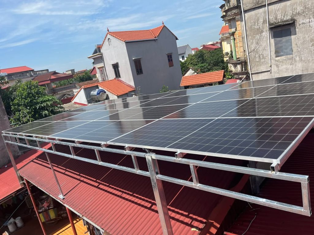 Dự Án Điện Mặt Trời 10kWp Hybrid Lưu Trữ 16kWh Tại Lương Tài, Bắc Ninh