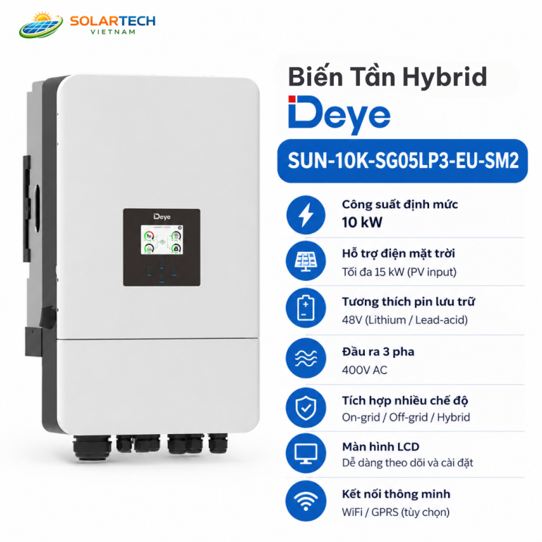 Biến Tần Hybrid Deye SUN-12K-SG05LP3-EU-SM2
