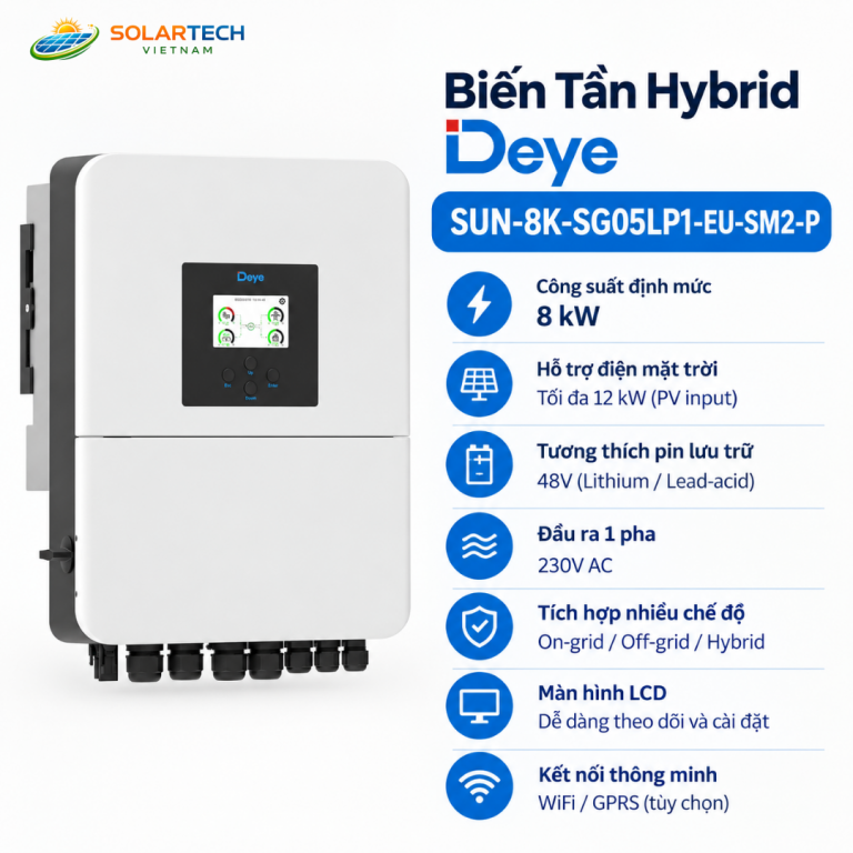 Biến Tần Hybrid Deye SUN-12K-SG05LP3-EU-SM2