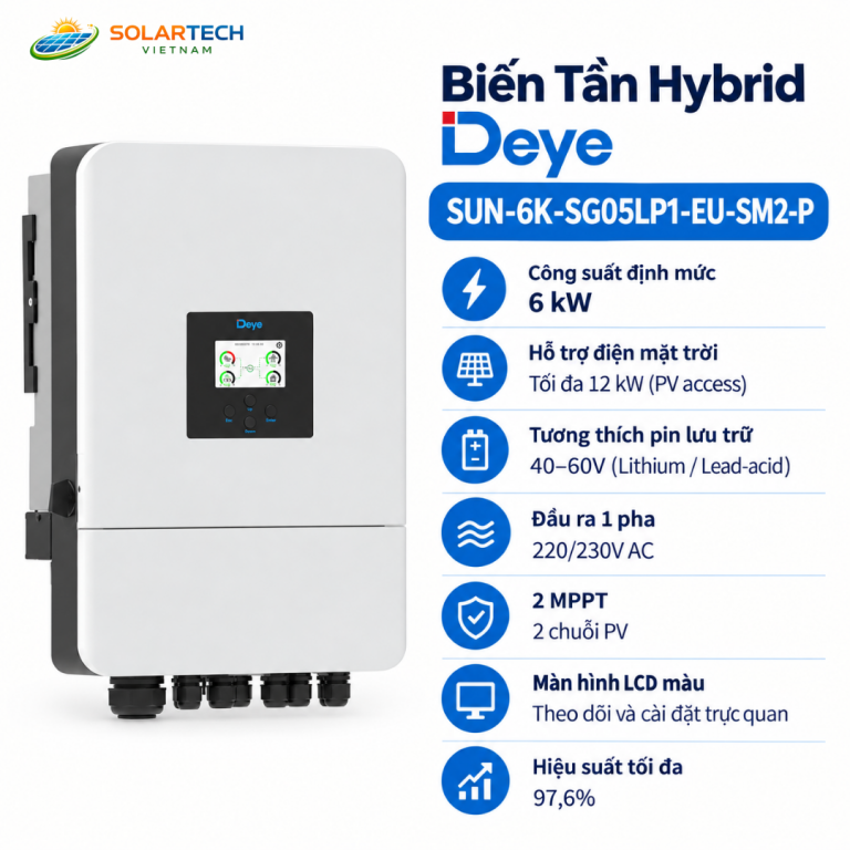 Biến Tần Hybrid Deye SUN-12K-SG05LP3-EU-SM2
