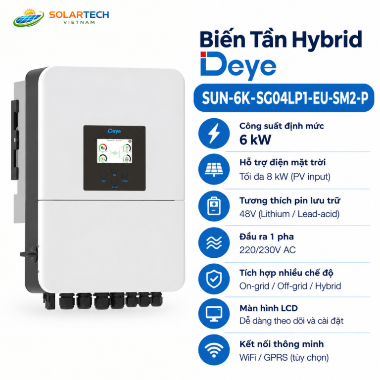 Biến Tần Hybrid Deye SUN-12K-SG05LP3-EU-SM2
