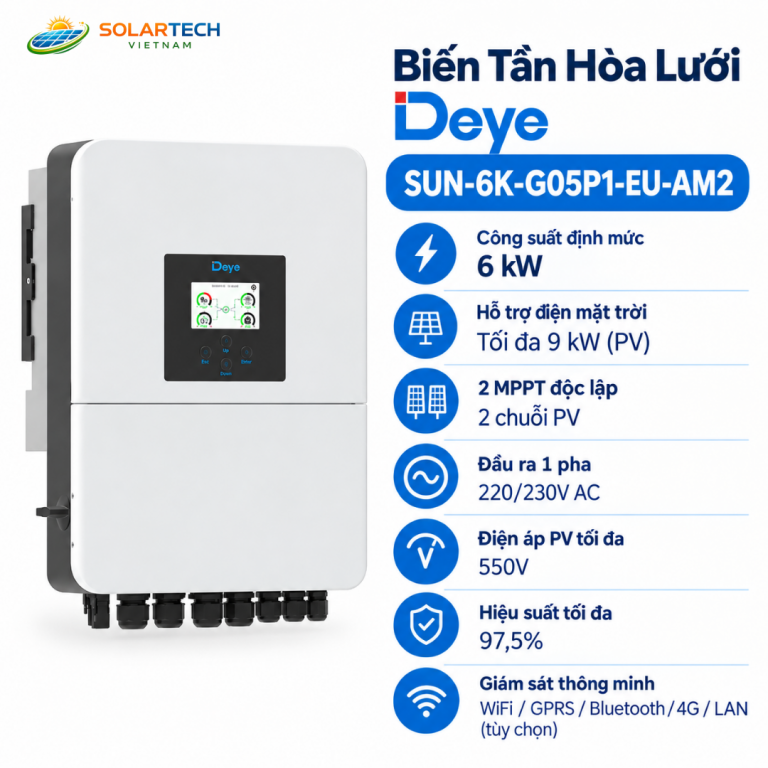 Biến Tần Hybrid Deye SUN-12K-SG05LP3-EU-SM2